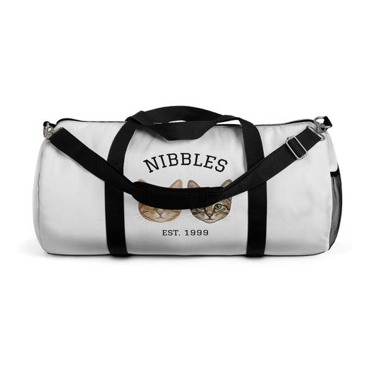 Nibbles Cat Duffel Bag