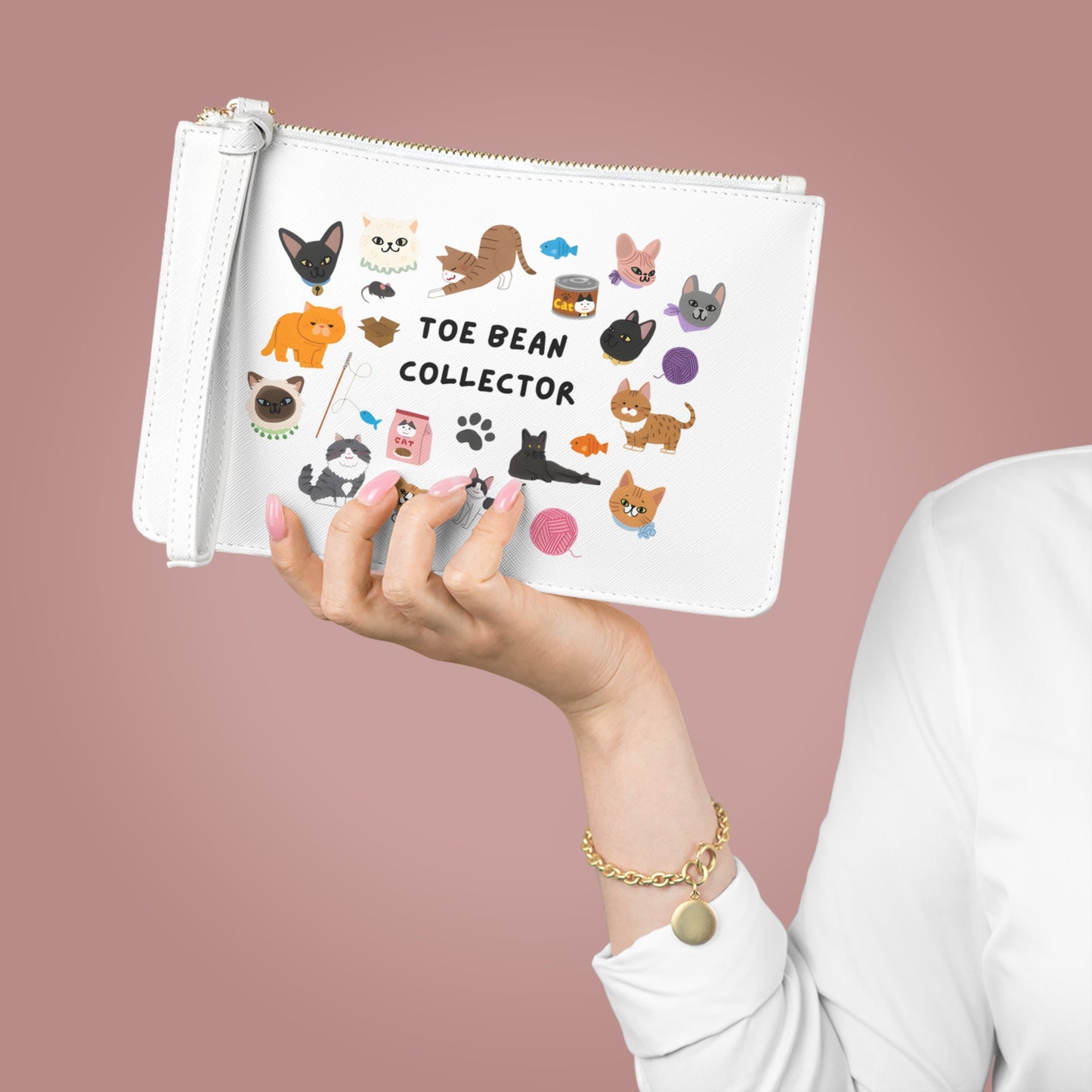 Kitten Toe Bean Collector Wristlet Purse