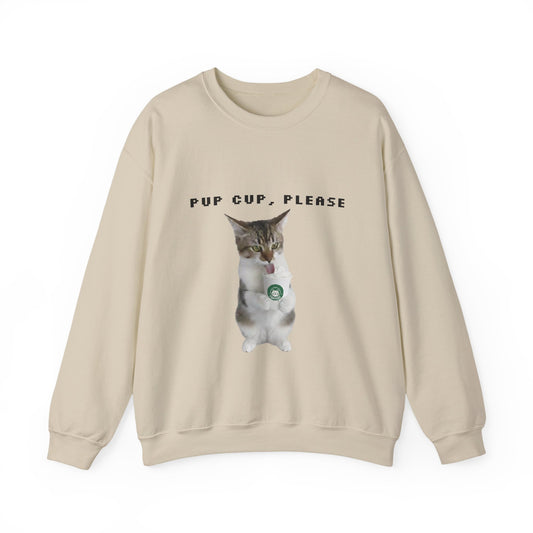 Pup cup, please Cat Graphic T-Shirt