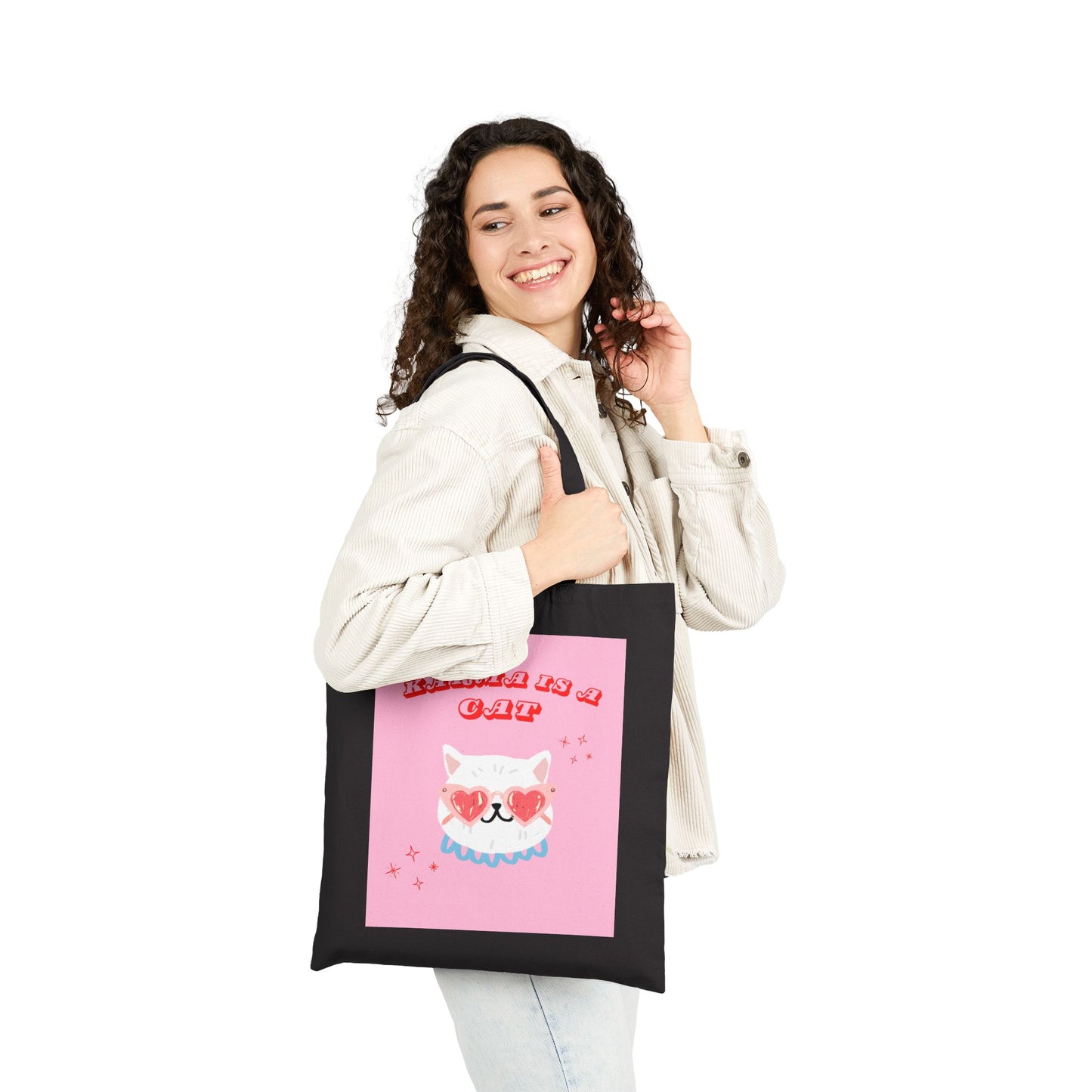 Karma is a Cat Tote Bag