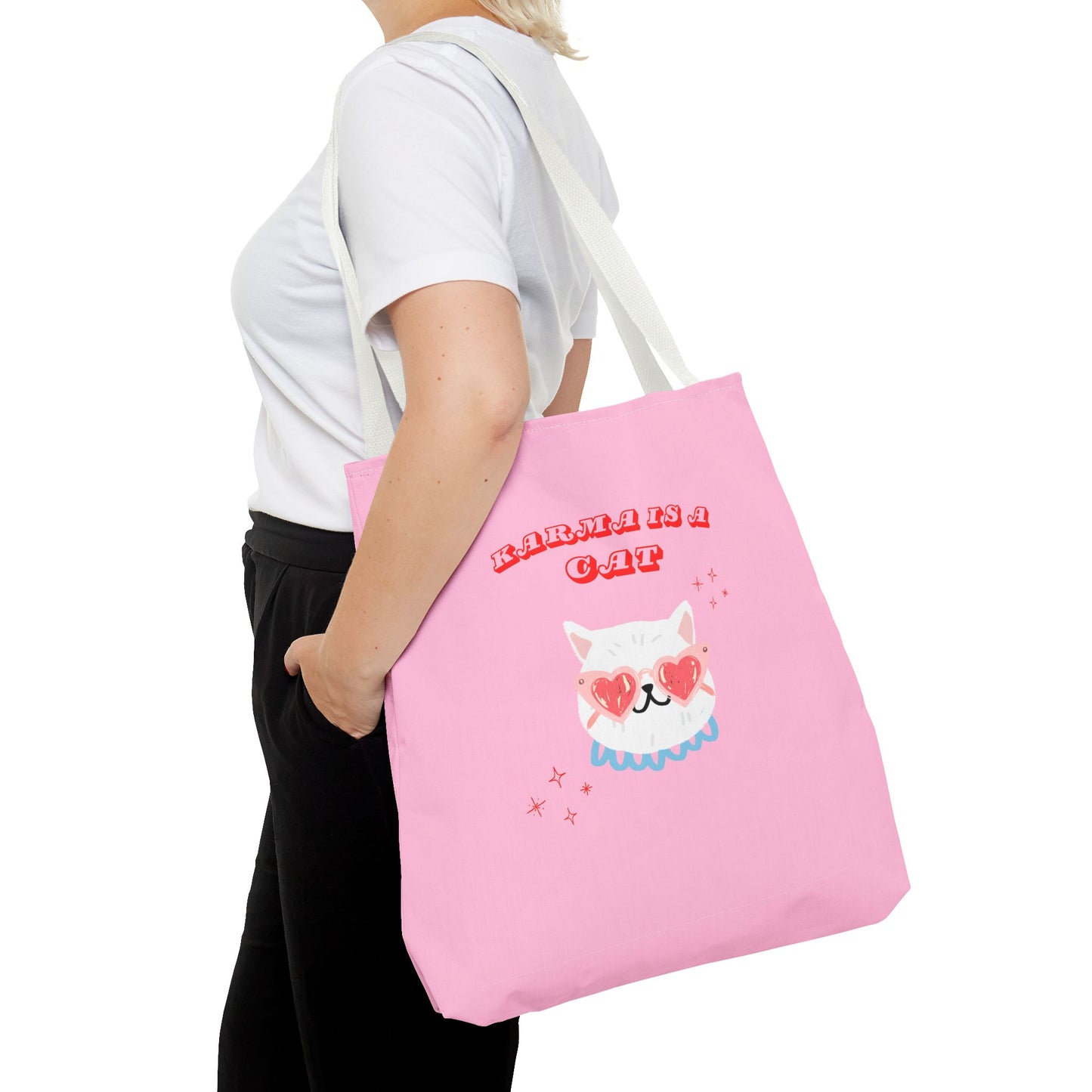 Karma Cat Tote Bag