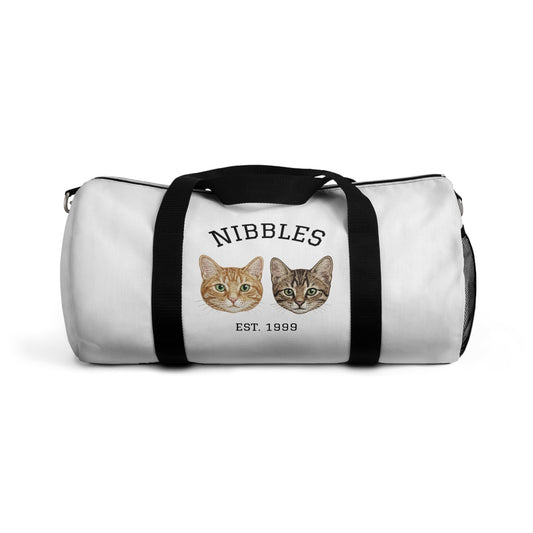 Nibbles Cat Duffel Bag