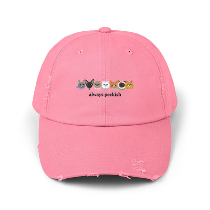 Always Peckish Cat Graphic Baseball Cap