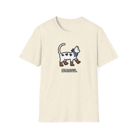Retro Pixel Cat Cowboy Cat T-shirt