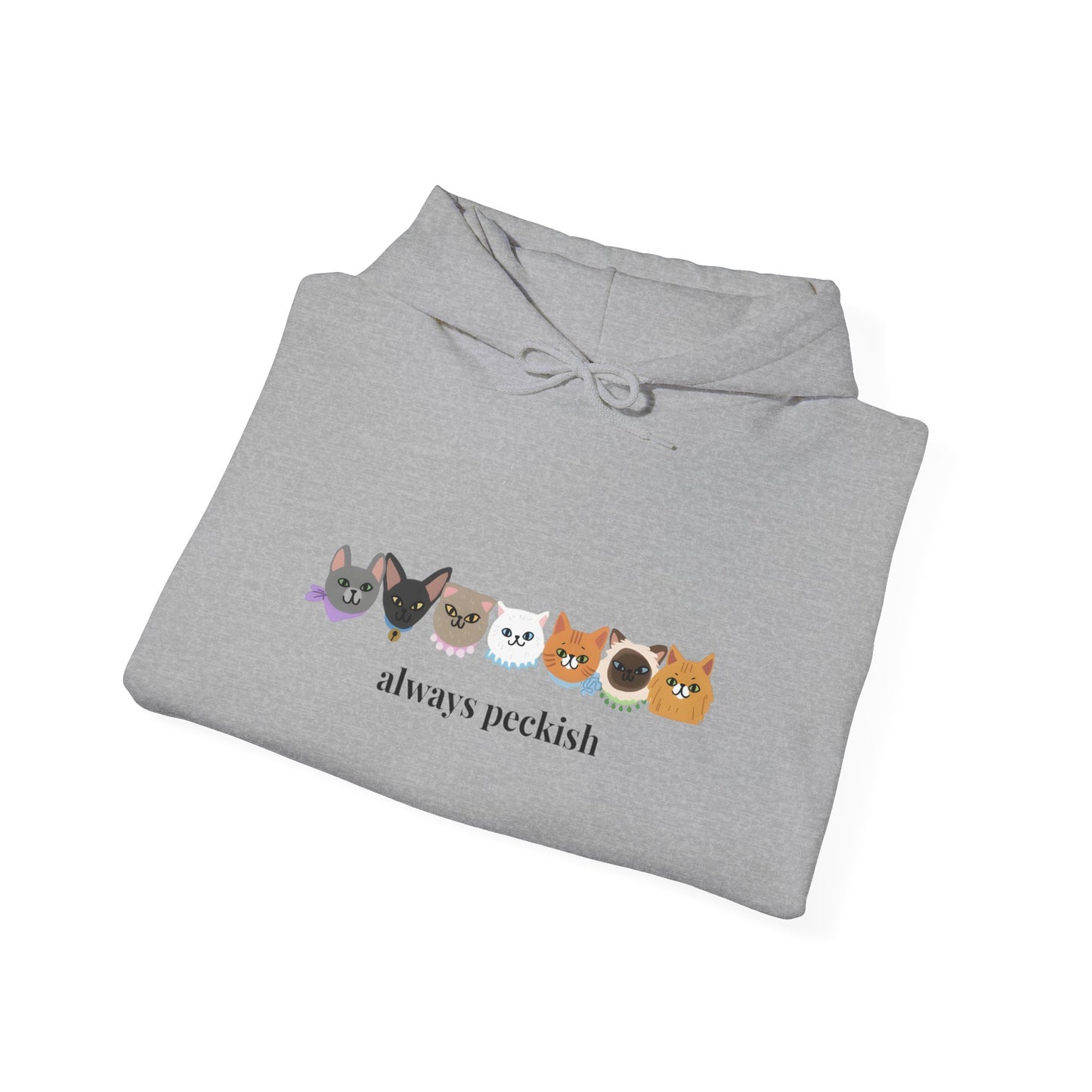 Always Peckish Cozy Cat Hoodie