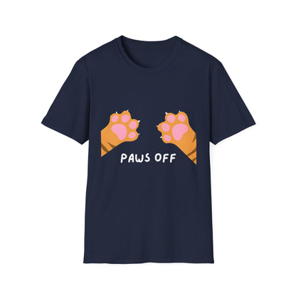 Paws Off Orange Cat Graphic T-shirt