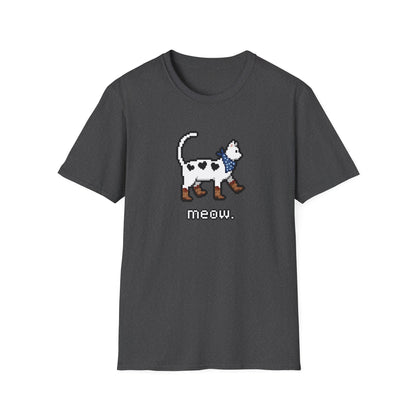 Retro Pixel Cat Cowboy Cat T-shirt