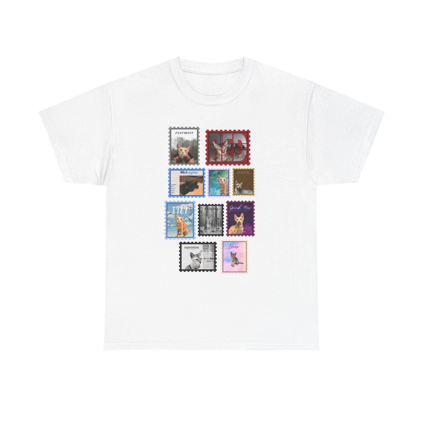 Cat Stamp Album T-Shirt