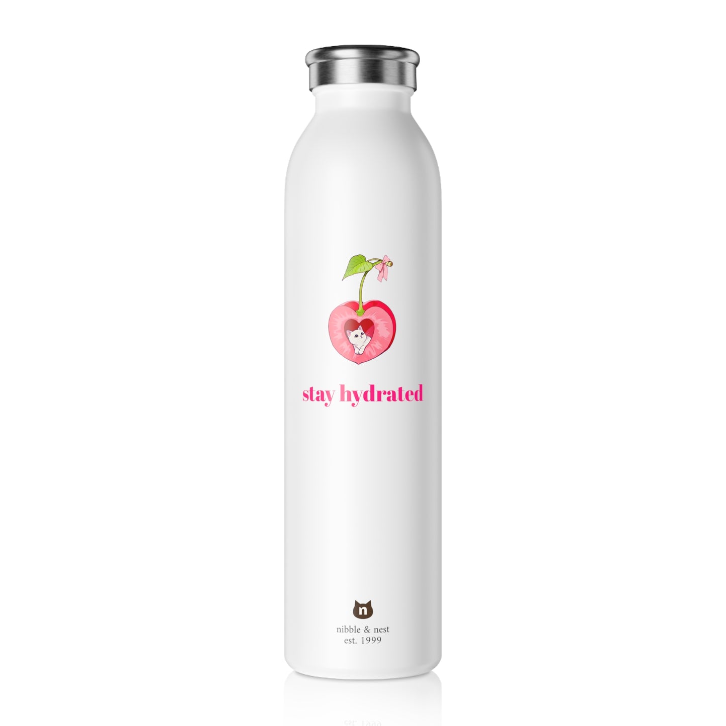 Cherry Cat Stainless Steel Bottle