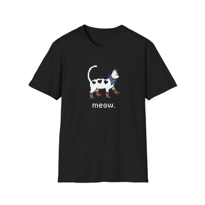 Retro Pixel Cat Cowboy Cat T-shirt