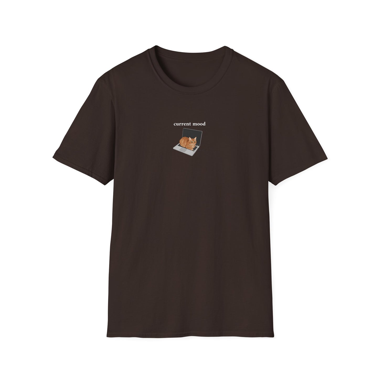 Orange Cat Mood T-shirt