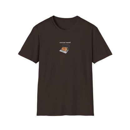 Orange Cat Mood T-shirt