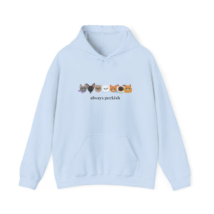 Always Peckish Cozy Cat Hoodie