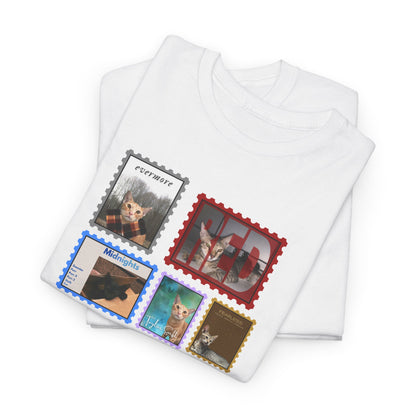 Cat Stamp Album T-Shirt