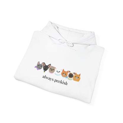 Always Peckish Cozy Cat Hoodie
