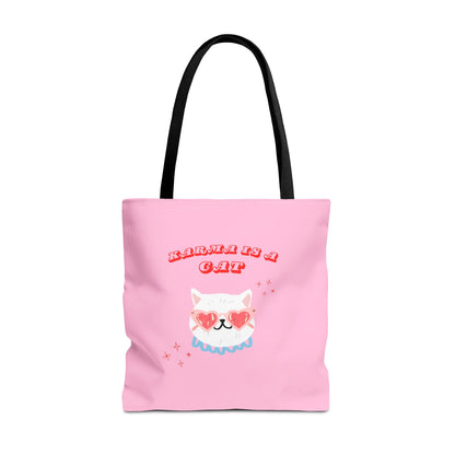 Karma Cat Tote Bag