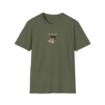 Orange Cat Mood T-shirt