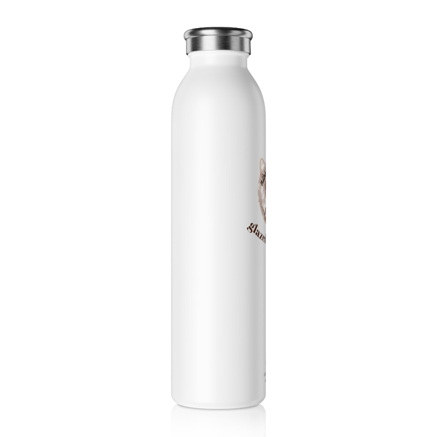 Cat Glazed Doughnut Stainless Steel Bottle