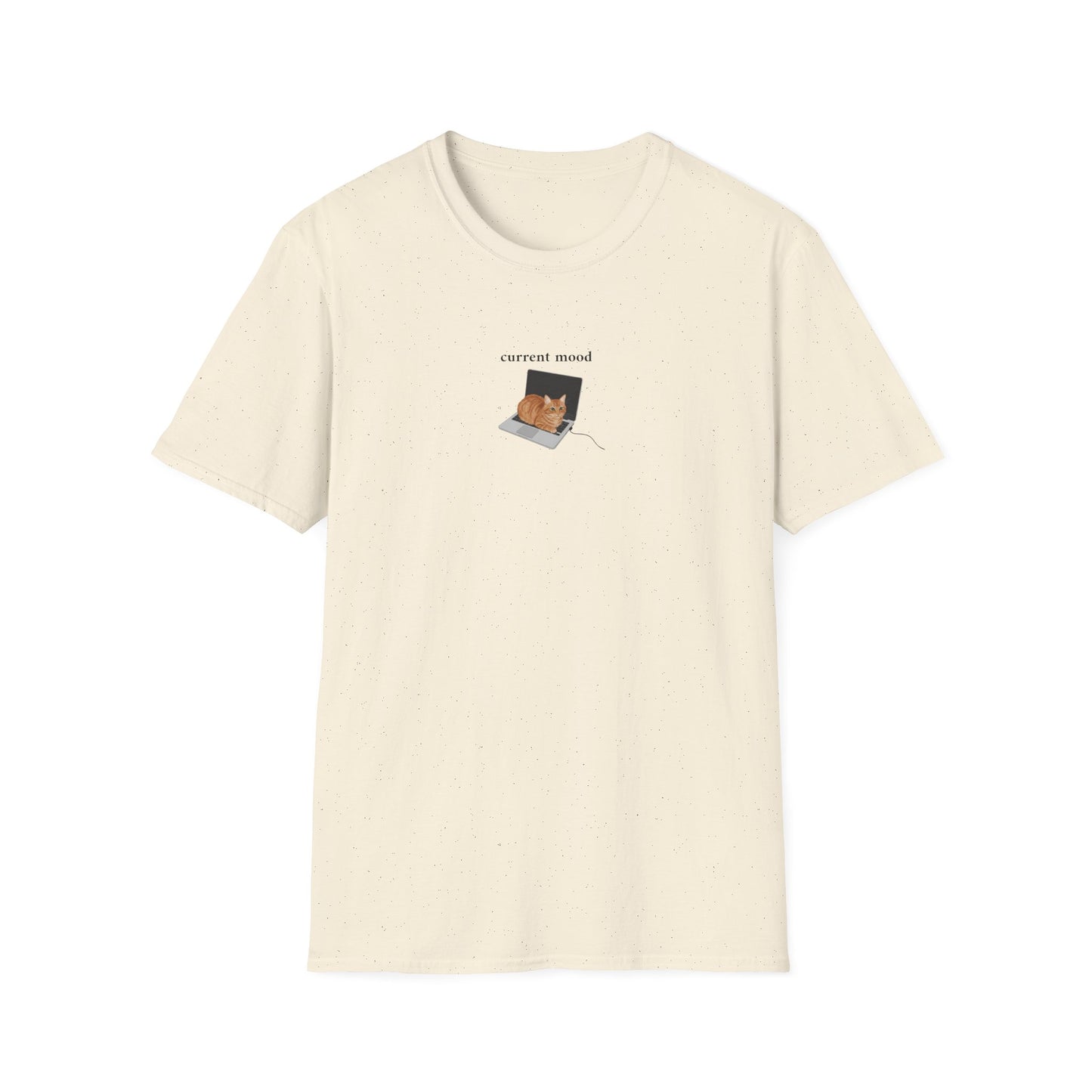 Orange Cat Mood T-shirt