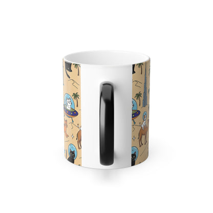 UAE Space Cat Heat Reactive Mug