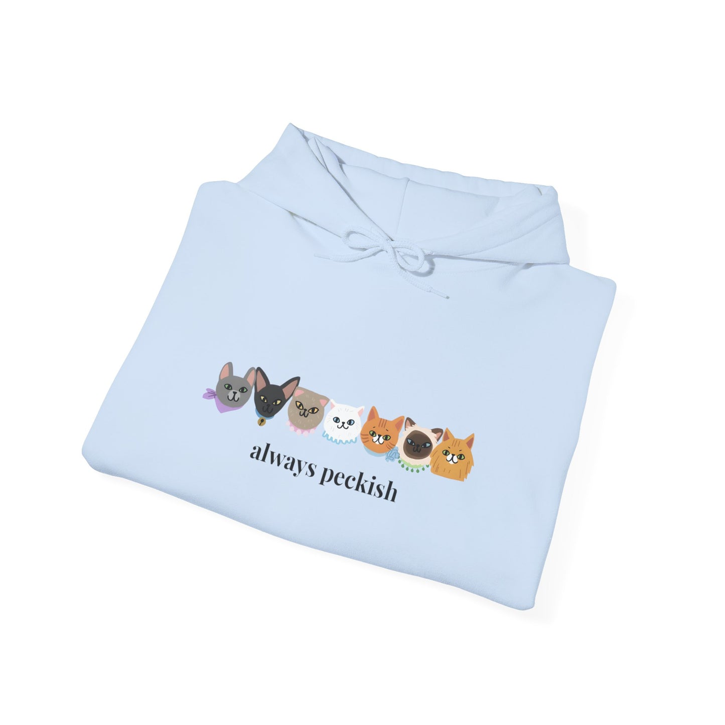 Always Peckish Cozy Cat Hoodie