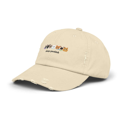 Always Peckish Cat Graphic Baseball Cap