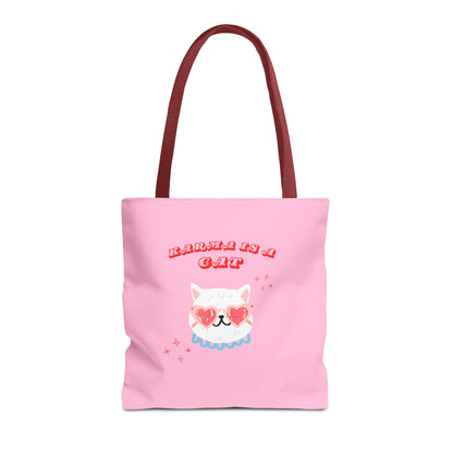 Karma Cat Tote Bag