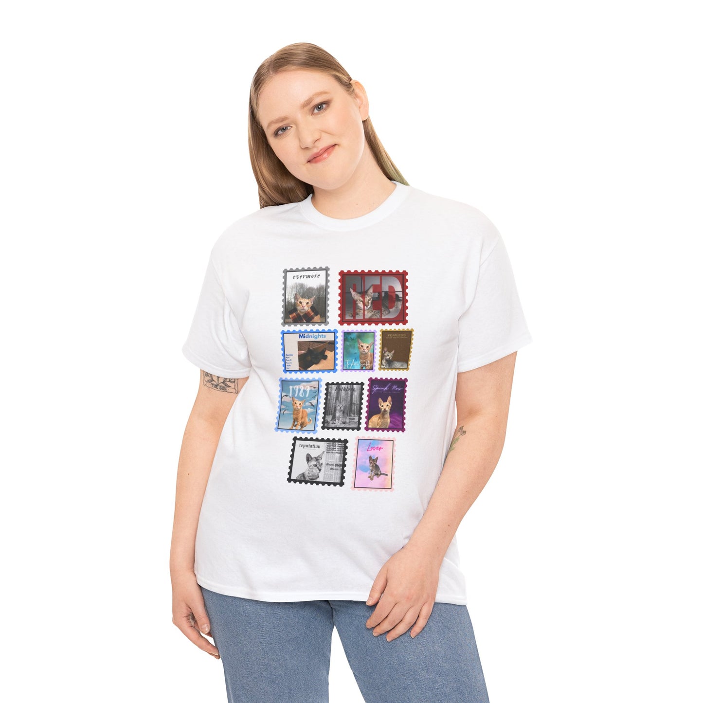 Cat Stamp Album T-Shirt