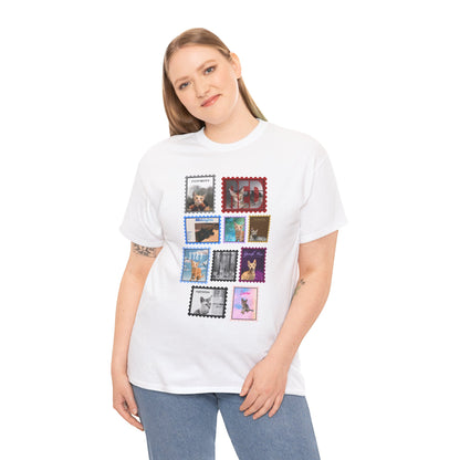 Cat Stamp Album T-Shirt