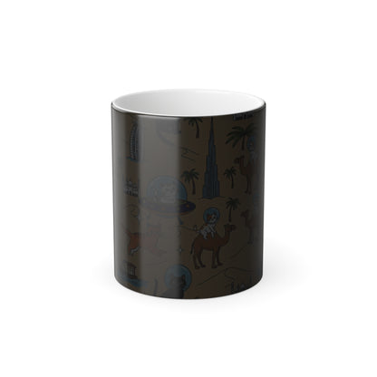 UAE Space Cat Heat Reactive Mug