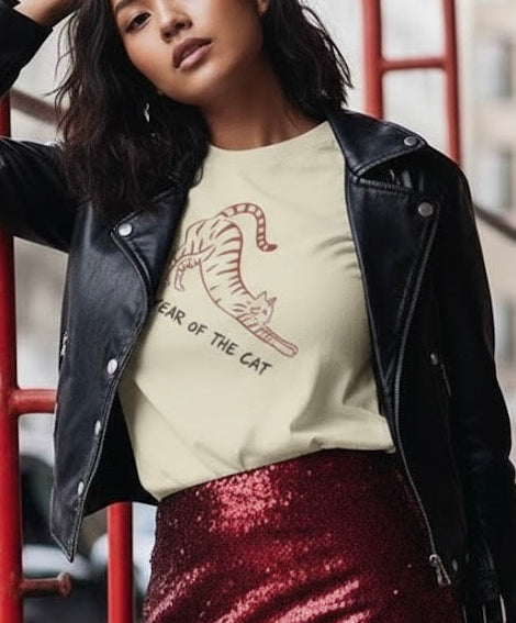 Year of the Cat Lunar New Year Graphic T-shirt