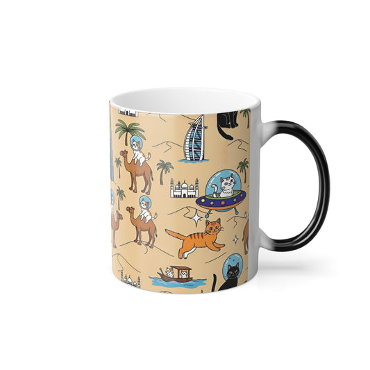 UAE Space Cat Heat Reactive Mug