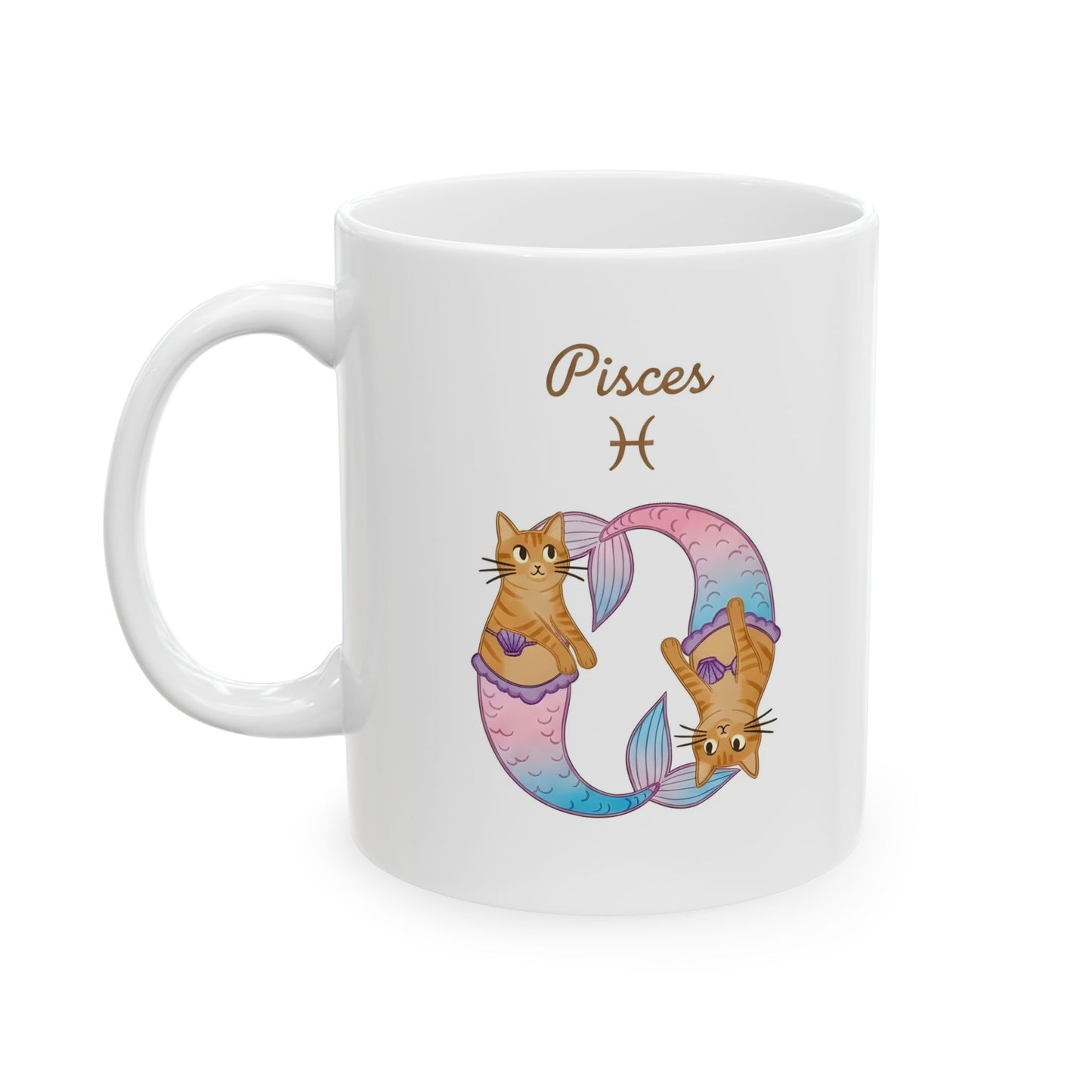 Pisces Cat Zodiac Mug