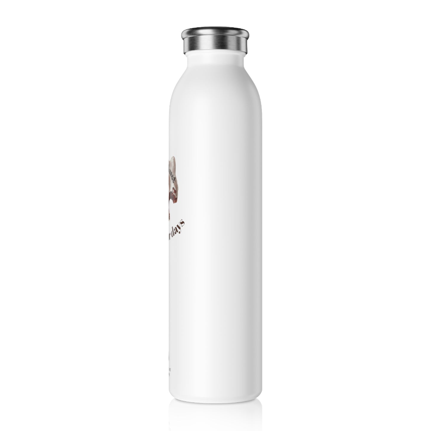 Cat Glazed Doughnut Stainless Steel Bottle