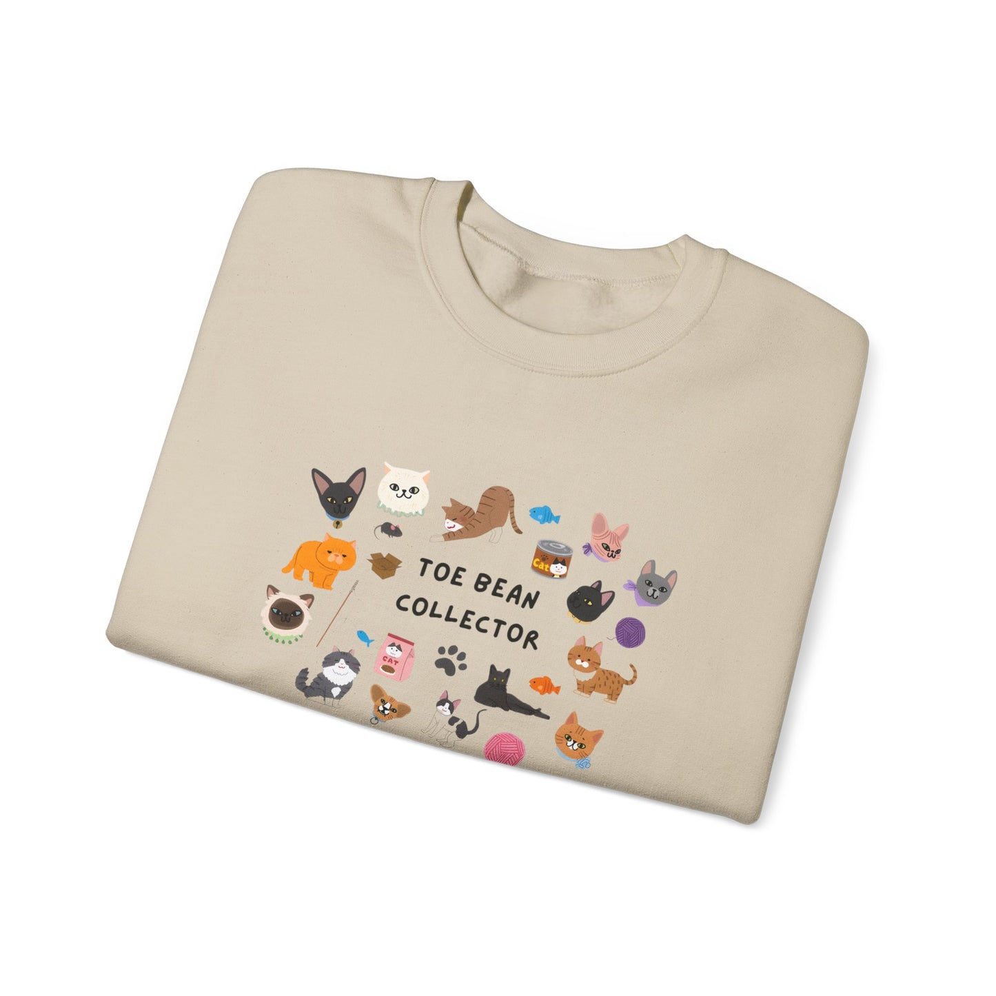 Toe Bean Collector Cat Graphic T-Shirt