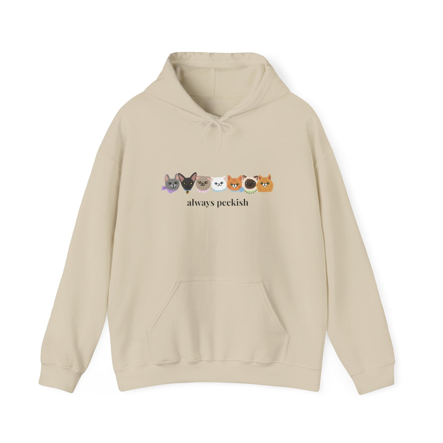 Always Peckish Cozy Cat Hoodie
