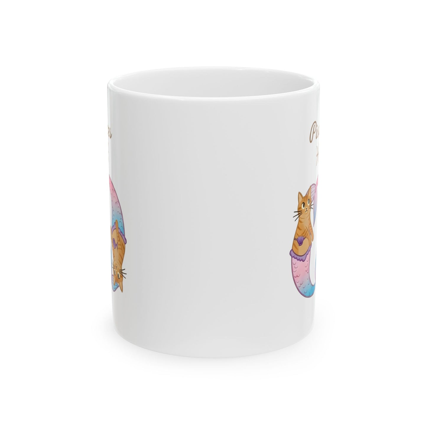 Pisces Cat Zodiac Mug
