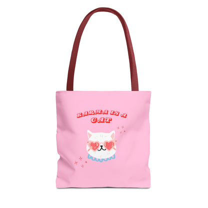 Karma Cat Tote Bag