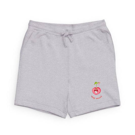 Cherry Cat Cozy Grey Lounge Shorts