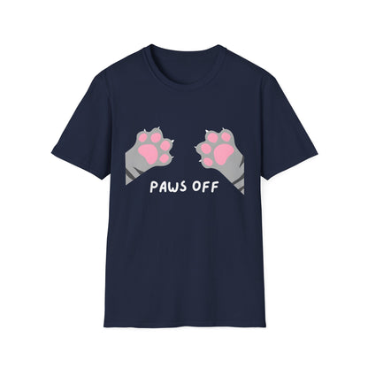 Paws Off Tabby Cat Graphic T-shirt
