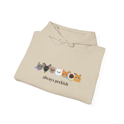 Always Peckish Cozy Cat Hoodie