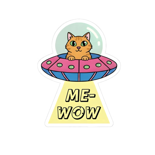 UFO Cat Sticker