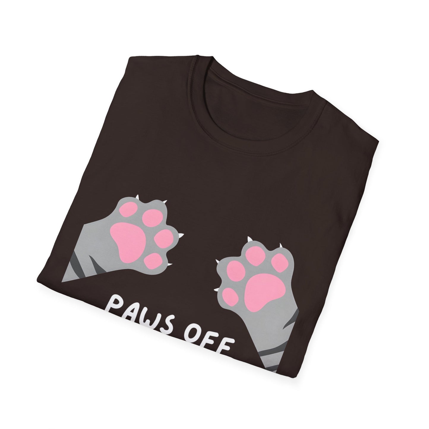 Paws Off Tabby Cat Graphic T-shirt