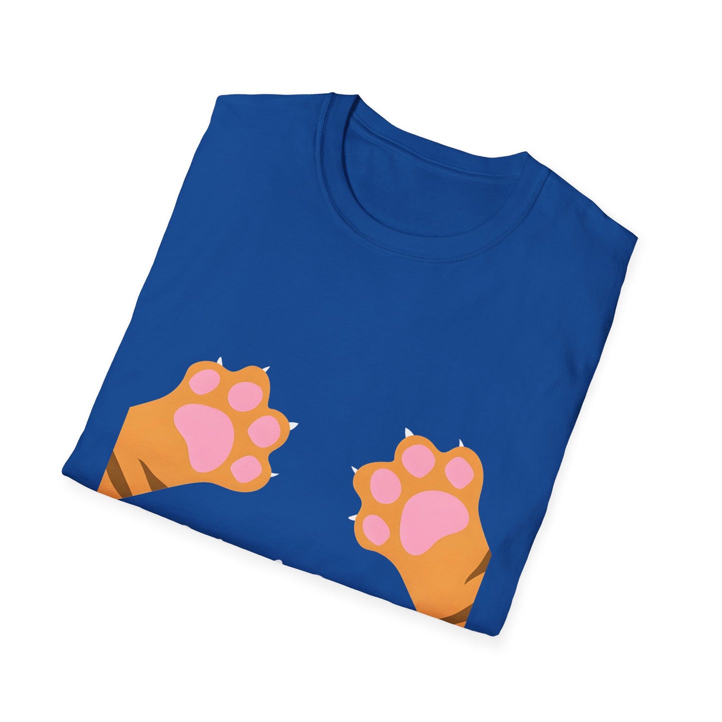 Paws Off Orange Cat Graphic T-shirt