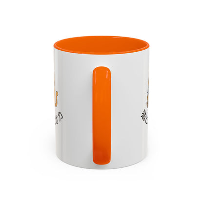 Coffee Mug - Orange Cat Holding Bubble Tea