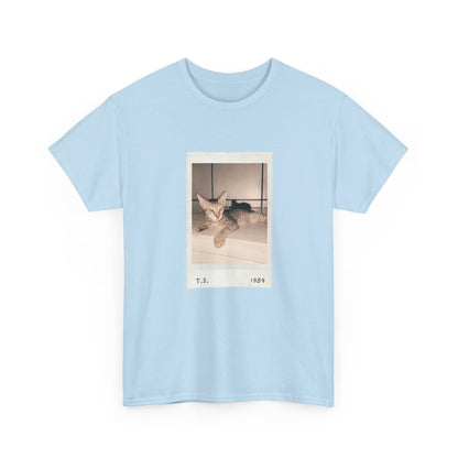 Retro Cat T-shirt | Vintage Pop Music Tee | Cat Lover Gift | Casual Aesthetic Apparel