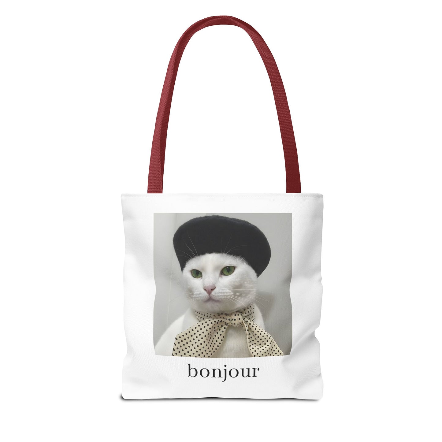 Bonjour Parisian Cat Tote Bag