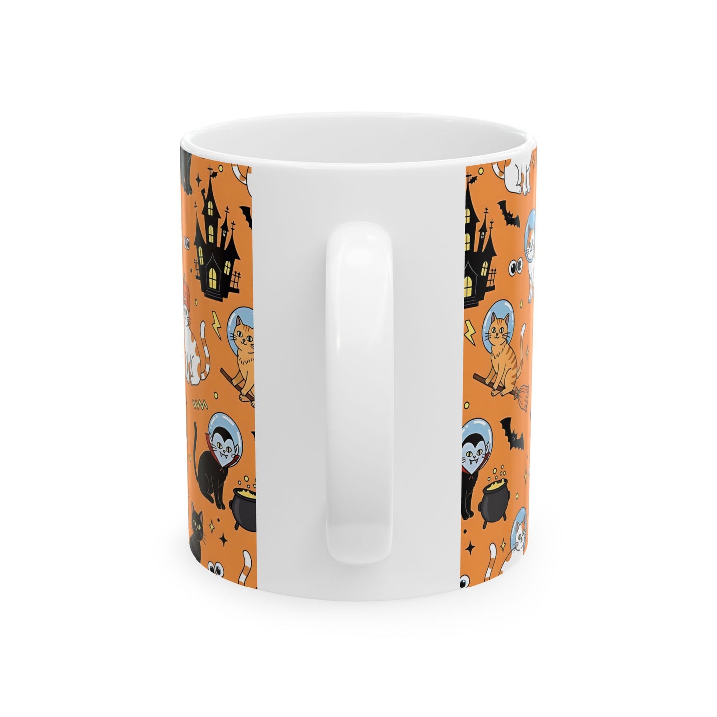 Spooky Cat Halloween Mug