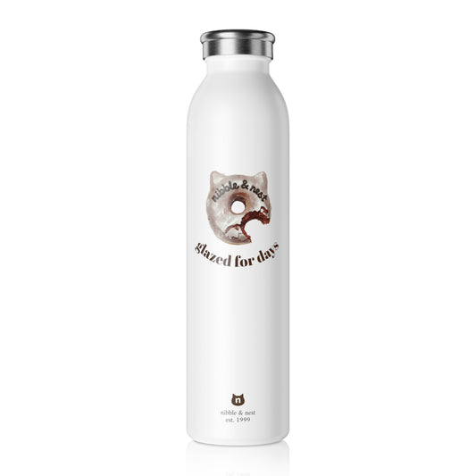 Cat Glazed Doughnut Stainless Steel Bottle