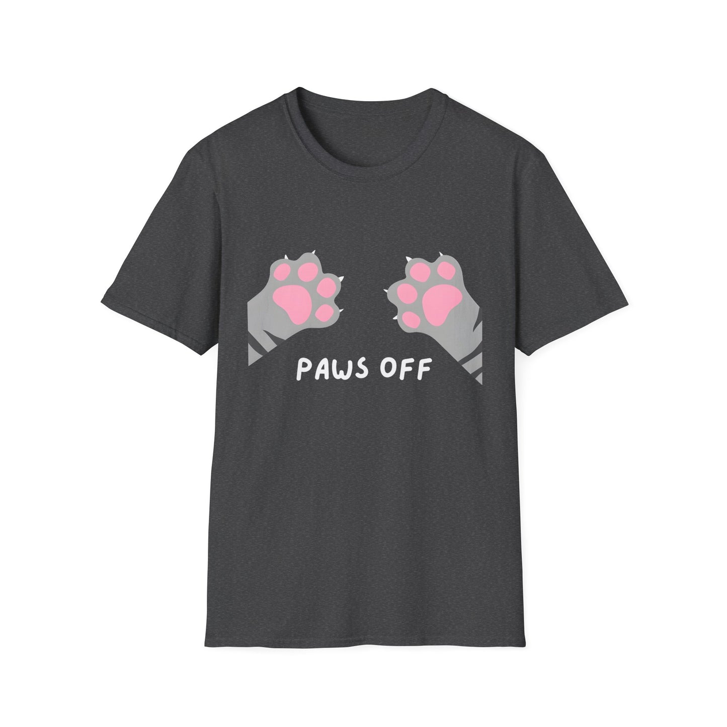 Paws Off Tabby Cat Graphic T-shirt